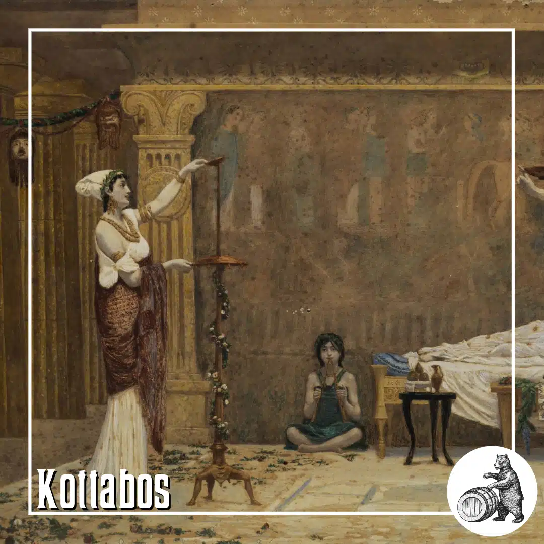 Kottabos, Anatolio Scifoni, Public domain, via Wikimedia Commons