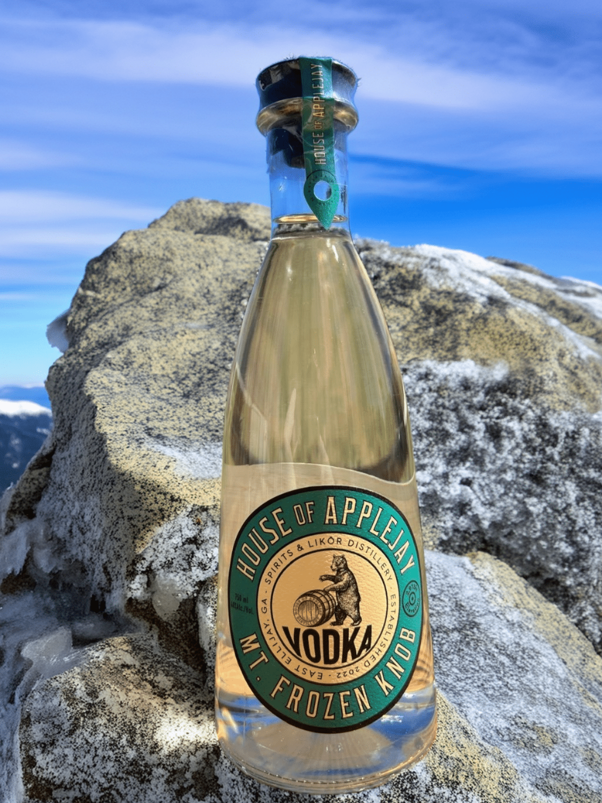 Mt Frozen Knob Vodka (c) House Of Applejay, Inc Mt Frozen Knob Vodka (c) House Of Applejay, Inc