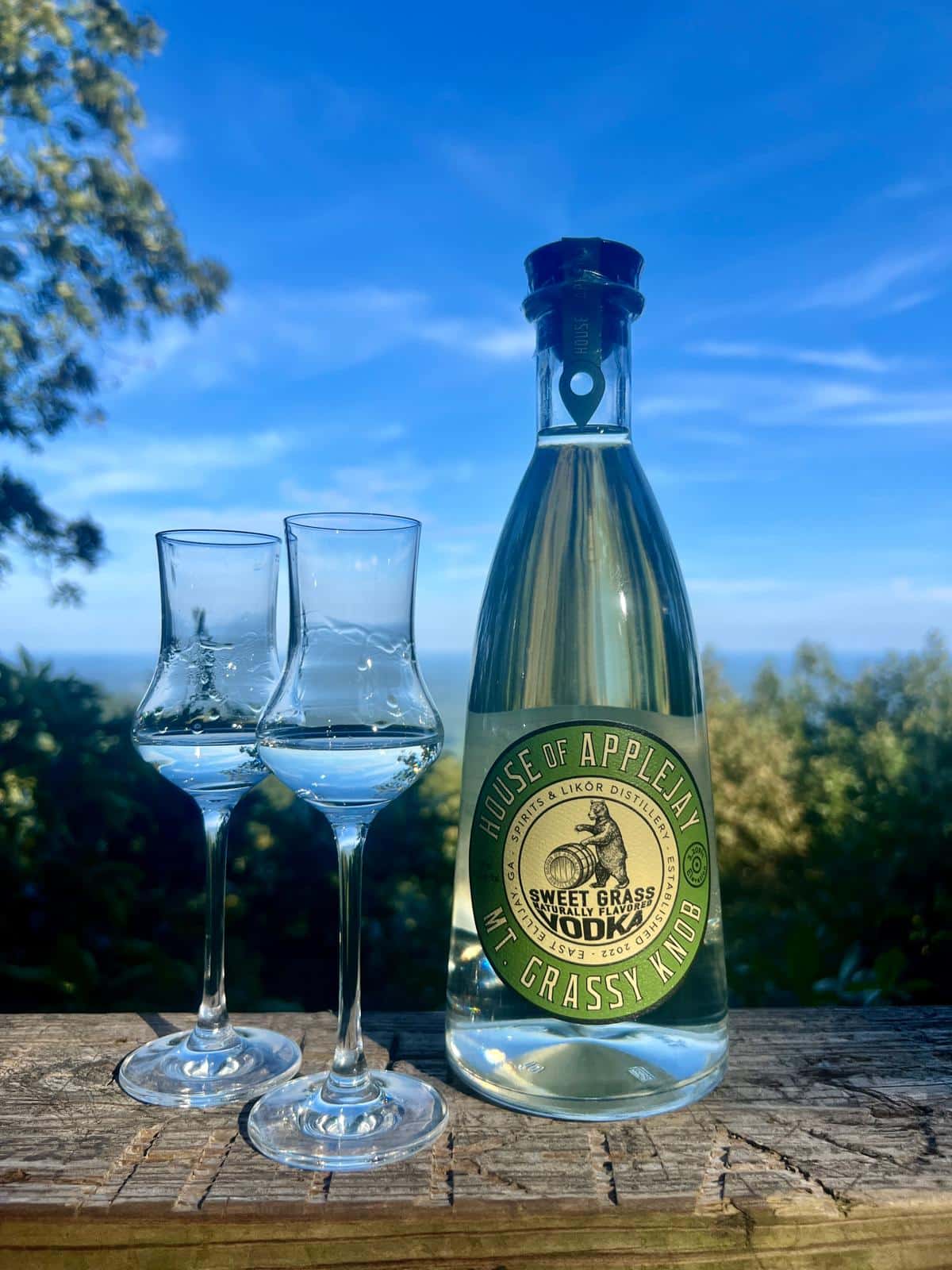 Mt Grassy Knob Sweet Grass Naturally Flavored Vodka (c) House Of Applejay, Inc Mt Grassy Knob Sweet Grass Naturally Flavored Vodka (c) House Of Applejay, Inc
