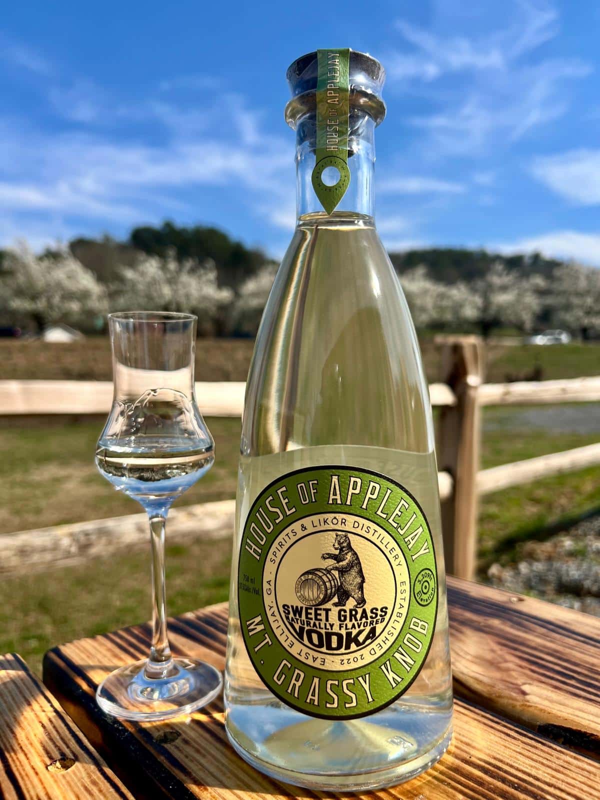 Mt Grassy Knob Sweet Grass Naturally Flavored Vodka (c) House Of Applejay, Inc Mt Grassy Knob Sweet Grass Naturally Flavored Vodka (c) House Of Applejay, Inc