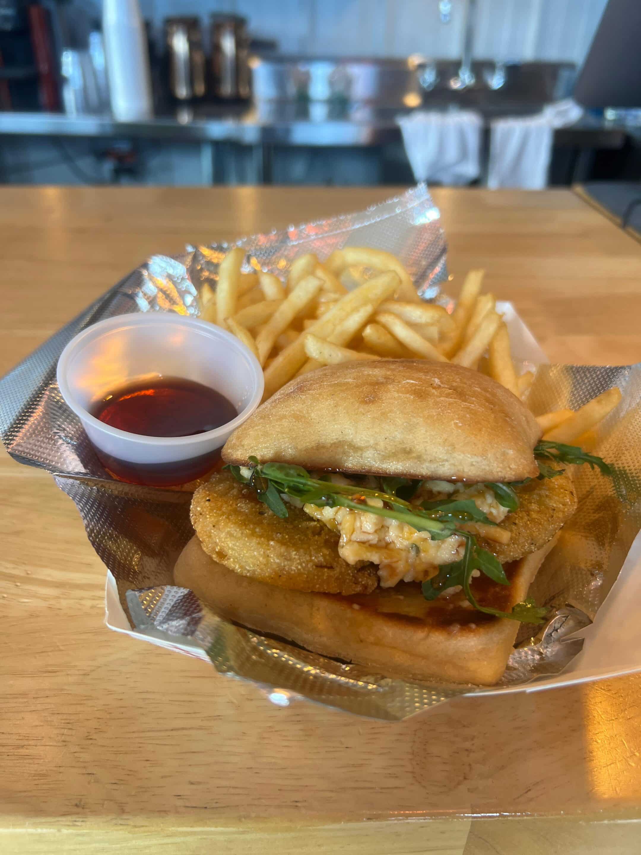 Bradley Street Kitchens Fried Green Tomato Sandwich (c) House Of Applejay, Inc